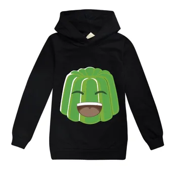 

New Autumn kid boys jelly green Baby Boys girls Hooded Children T Shirts Kids Cotton Boy Clothes Sweatshirt Hoodies 2020