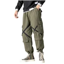 KLV брюки мужские новые стильные мужские плюшевые повседневные брюки одноцветные леггинсы комбинезоны большие удобные брюки повседневные брюки карго