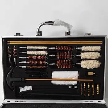 

Universal Wood Gun Cleaning Kit Kitchen Accessories Aluminum Alloy Box Useful Outers 28 Pieces