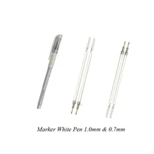 20 шт хирургический маркер для кожи, микроблейдинг для татуировки, бровей, хирургический маркер для кожи, 1 мм, 0,7 мм, пирсинг для татуировки