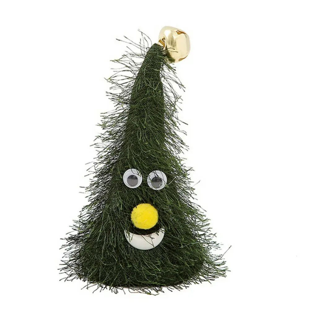6 дюймов креативная Поющая электрическая шляпа Рождественская елка Декор Детская игрушка Рождественский подарок США - Цвет: Зеленый