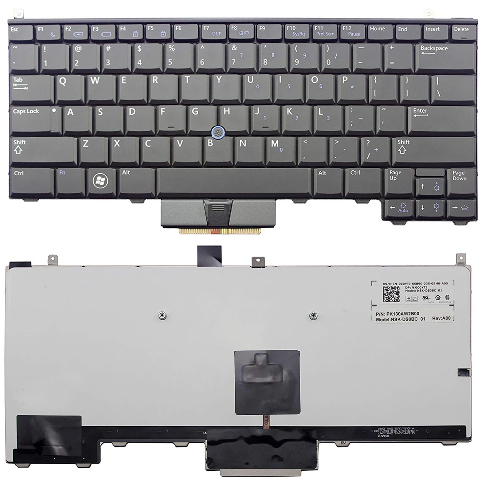Новая английская клавиатура с подсветкой для DELL Latitude E4310 черная ноутбука сменные