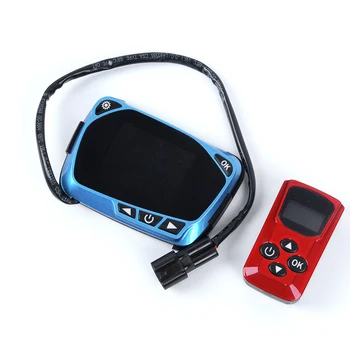 

Car Heater Controller Auto Interior Inner Air Diesel Red+Blue Switch Parts