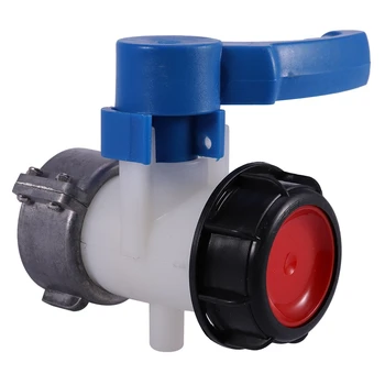 

IBC Tank Container 62mm Ball Valve DN40 with Free Turning Aluminum Nut -20 ° C - 70 ° C IBC Tank Ball Valve