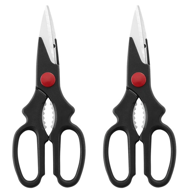 2 Pack Kitchen Scissors Heavy-Duty Shears Stainless Steel