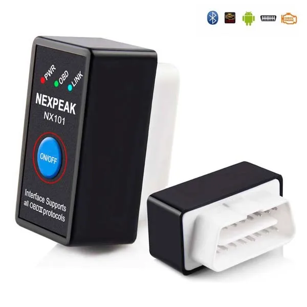 Nexpeak NX101 elm327 Bluetooth V1.5 считыватель кода двигателя Мини OBD2 сканер автомобильный диагностический инструмент OBD 2 автоматический сканер