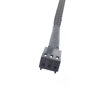 

3 Pin Female PWM To 3 Pin Male Computer Case Fan Power Sleeved Connector CPU PWM Fan Tinned Copper 3Pin to 3Pin