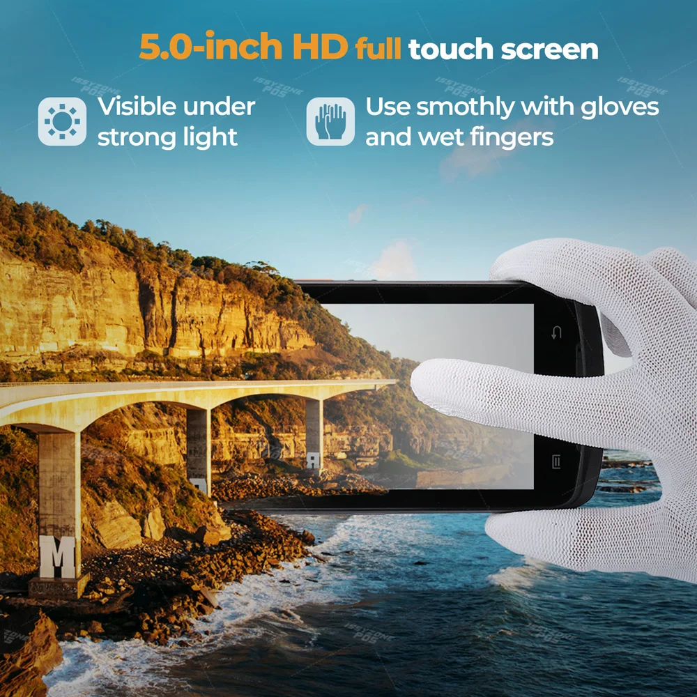 98% New ( Open box) Rugged Handheld Android PDA Zebra 4710 Barcode Scanner 2D NFC 4G WiFi Barcode Reader Data Collector