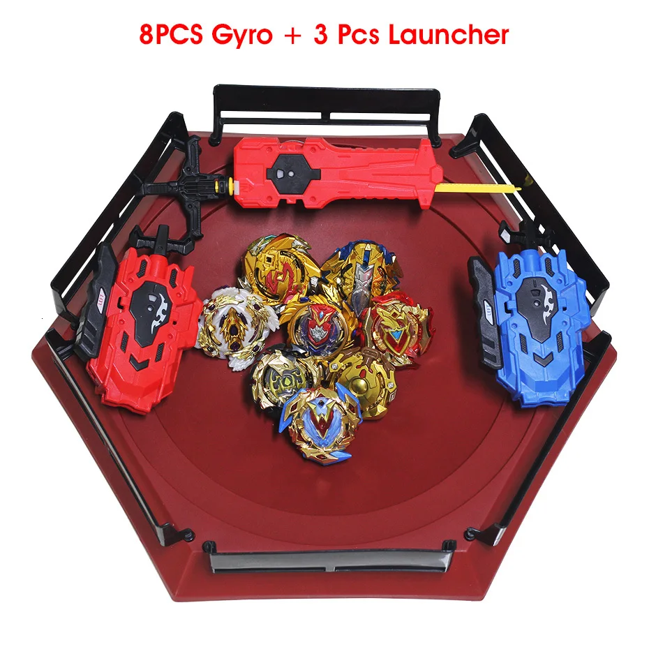 TAKARA TOMY Beyblade с пусковым устройством Arena Stadium Toupie волчок Beyblade Burst Metal 4D Фьюжн-игрушки для детей - Цвет: R28PCS