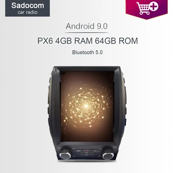 

PX6 DSP Tesla 9.7" Android 9.0 For Ford EDGE 2015 2016 2017 Car DVD Player 4G RAM Car Radio Multimedia Navigation GPS autoradio