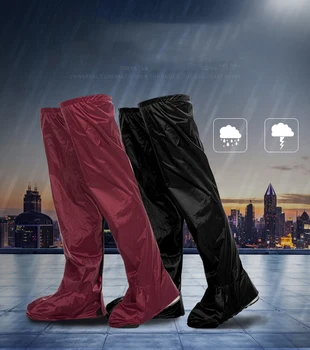 

Men And Women Motorcycles Riding Clothes Tube Suits Without Sole Breathable Waterproof High Top Rainy Pants For Adult