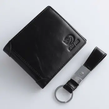 

Luxury Men's Bifold Wallets Fashion Unisex Leather Billfold Purse Short Portable Coin Handbag For Men Credit Card Holder Pack