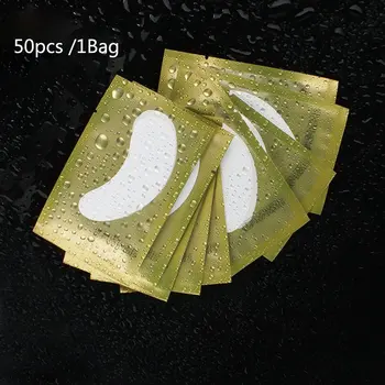 

50Pairs/Pack Paper Patches Eyelash Under Eye Pads Lash Eyelash Extension Paper Patches Eye Tips Sticker Wraps Make Up Tools
