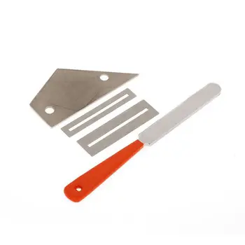 

NEW-Guitar Fret Crowning File Leveling Tool Grinding Protectors DIY Repair Part Set Guitar Repair Tool Accessories