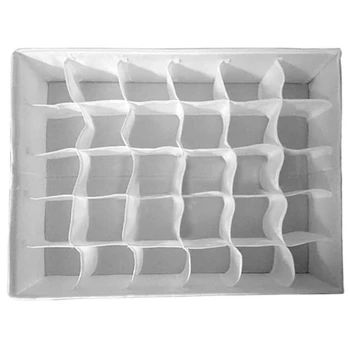 

Socks and Underwear Organizer with 30 Cell Collapsible Closets,Wardrobe Organizer Folding Clothes Drawer Storage Boxes