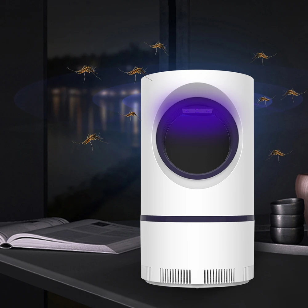 

Home Suction Mute Insect Trap Mosquito Killer Lamp Photocatalytic Surrounding Type Removable LED Light Ultraviolet Safe Portable