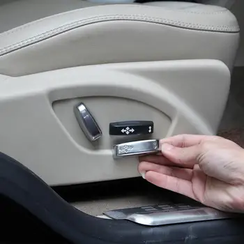 

4pcs ABS Matte Chrome Seat Adjustment Button Cover Trim for VOLVO XC60 V60 V40 S60 S80 C30 C70 Accessories Car Styling