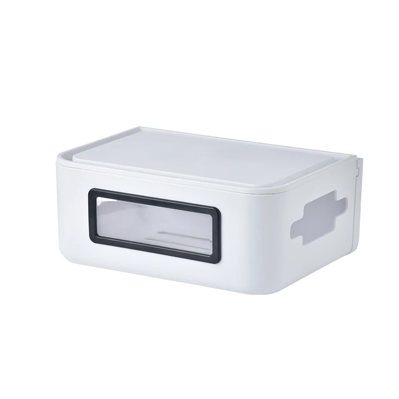 Маршрутизатор Wi-Fi для хранения ящик настенный Монтажная стойка для досок ТВ стойка данных защиты расположение провода Пластик рамки с выдвижными ящиками Тип - Цвет: White Wire Box