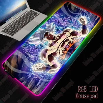 

Dragon Ball RGB Mouse Pad Computer Mousepad LED Gaming Mouse Pad Gamer Large Mause Pad USB for Keyboard Mice PC Desk Mat