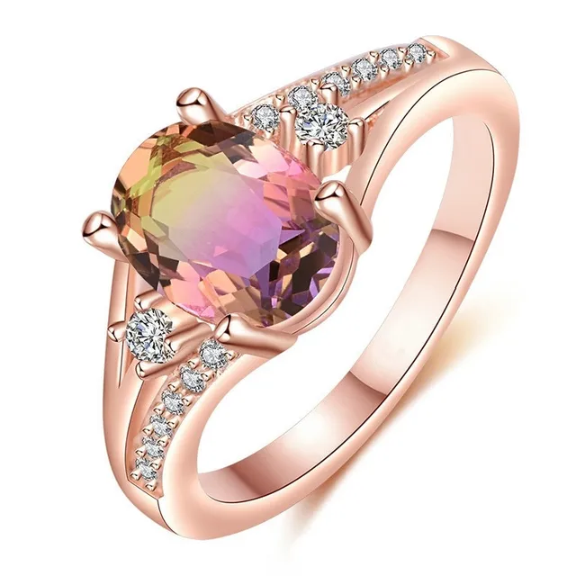 Fashion Women Jewelry Ring Elegant Crystal Rhinestones Ring For Women Accessories Bride Wedding Party Ring Gift Style 7