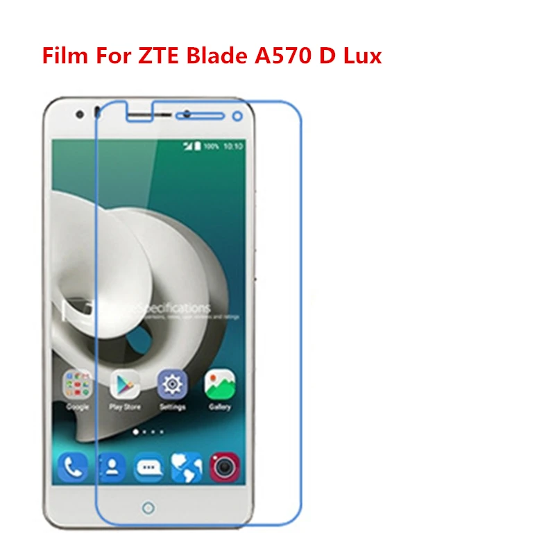 

1/2/5/10 Pcs Ultra Thin Clear HD LCD Screen Protector Film With Cleaning Cloth Film For ZTE Blade A570 D Lux.