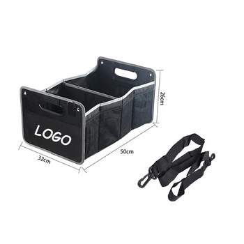 

Universal Car LOGO Leather Trunk Organizer Box Storage Bag For INFINITI Q50 Q70 Q60 QX60 QX70 QX30 QX50 Folding Trunk Bags