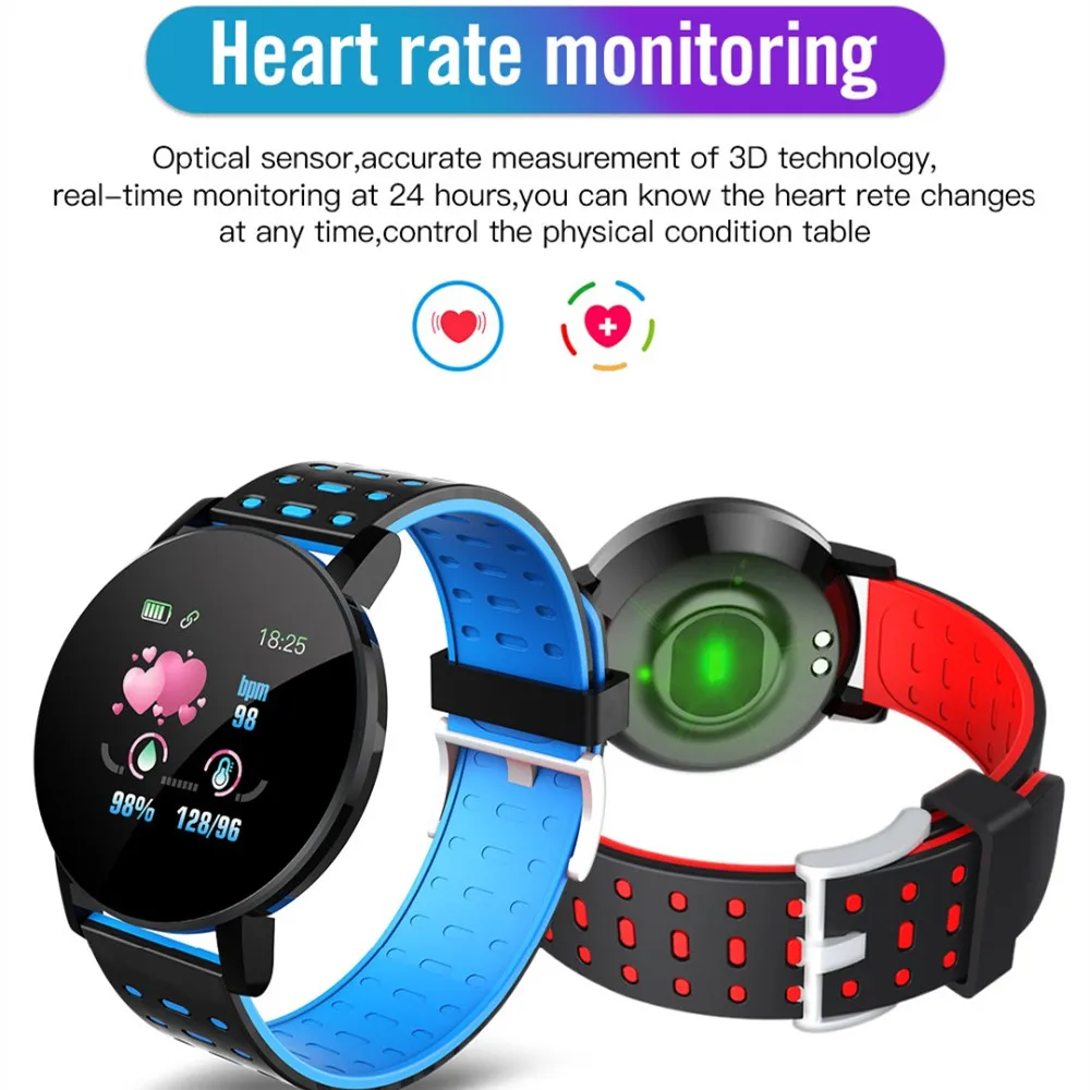Bluetooth Смарт часы для мужчин артериального давления Smartwatch женщин часы Спорт трекер WhatsApp для Android Ios