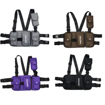 

Fashion Chest Front Bag Pouch Multipurpose Sport Nylon Tactical Rig Bags for Men Women 517D
