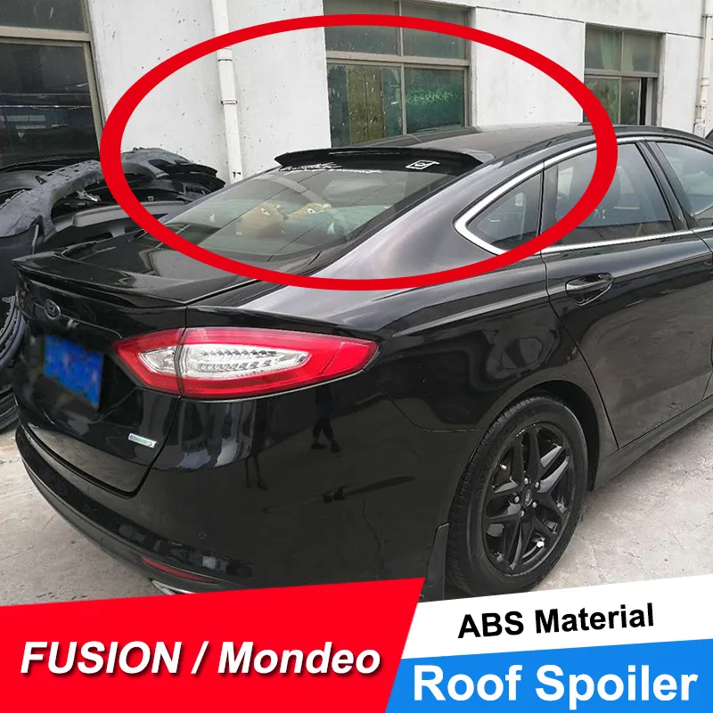 JNCFORURC спойлер на крышу заднего окна для Ford Mondeo Fusion 2013 14 15 16 17 ABS пластик задний