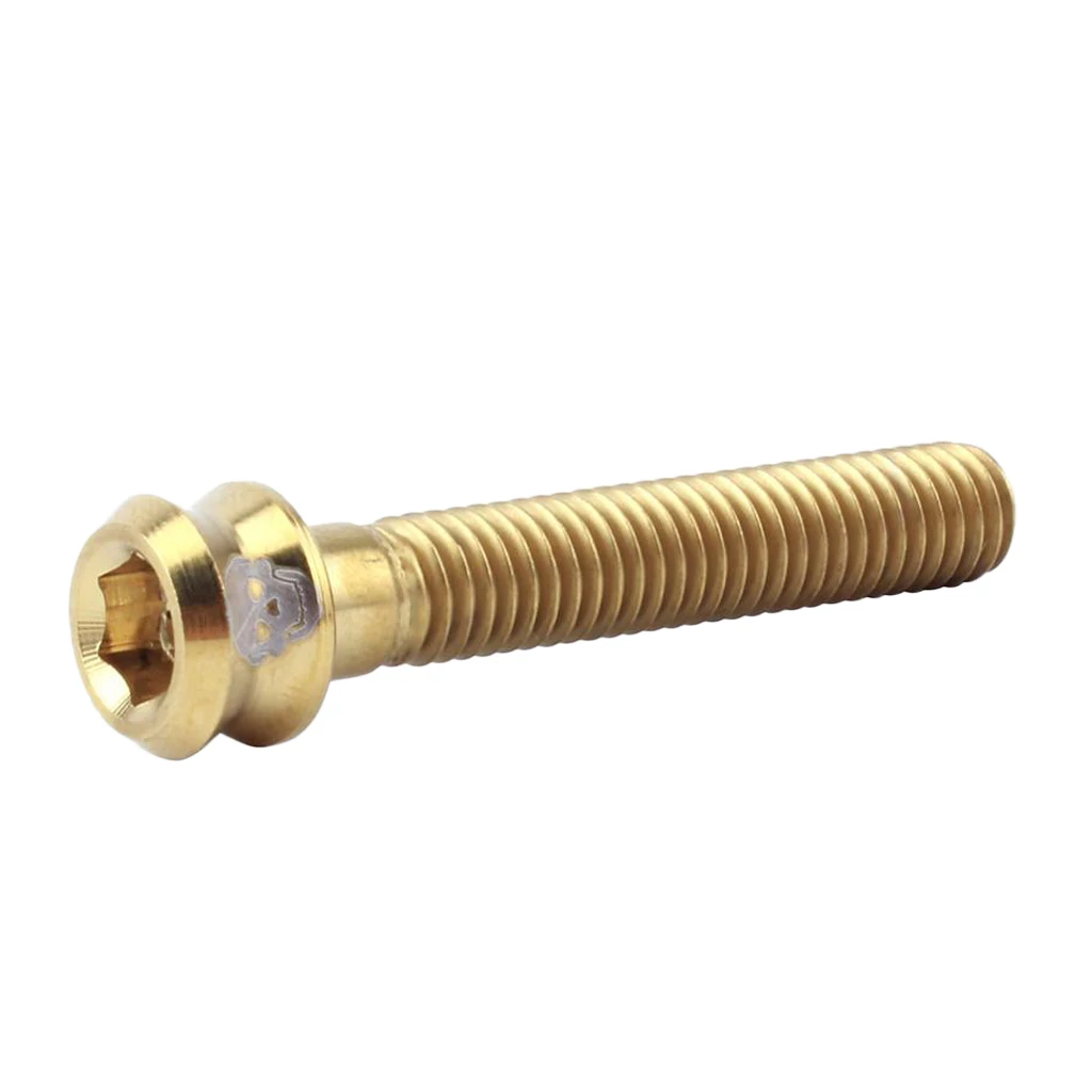 M6 X 35mm Bicycle MTB Bike Column Headset Stem Top Cap Titanium Bolt Screw