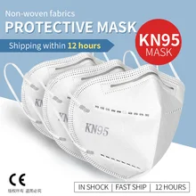 10/50 pces kn95 dustproof anti-nevoeiro e máscaras faciais respiráveis 95% filtragem kn95 máscara boca anti smog forte máscara protetora