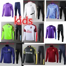 AC Juve Tottenham, детский футбольный жакет, Манчестер Юнайтед, psg, Дортмунд, детская куртка, комплект, Манчестерский город, тренировочный футбольный костюм, Джерси