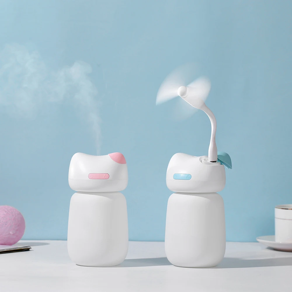 

Hot Cartoon humidifier with Night Light USB Car Mini ultrasonic Air Humidifier for home Office essential oil Diffuser Purifier