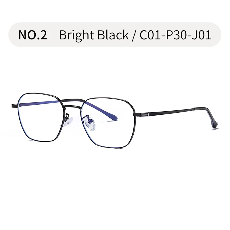 Очки-светильник синего цвета W2113 - Цвет оправы: Bright black