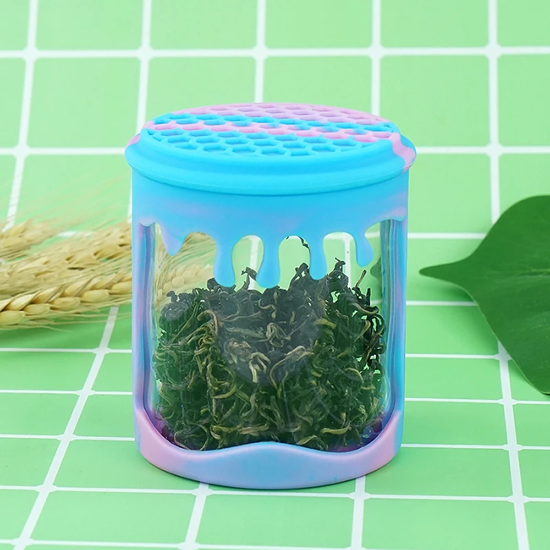 Glass Storage Container with Lid, Sealed Can, Airtight Stash Jar, Luminous, 100ml 3