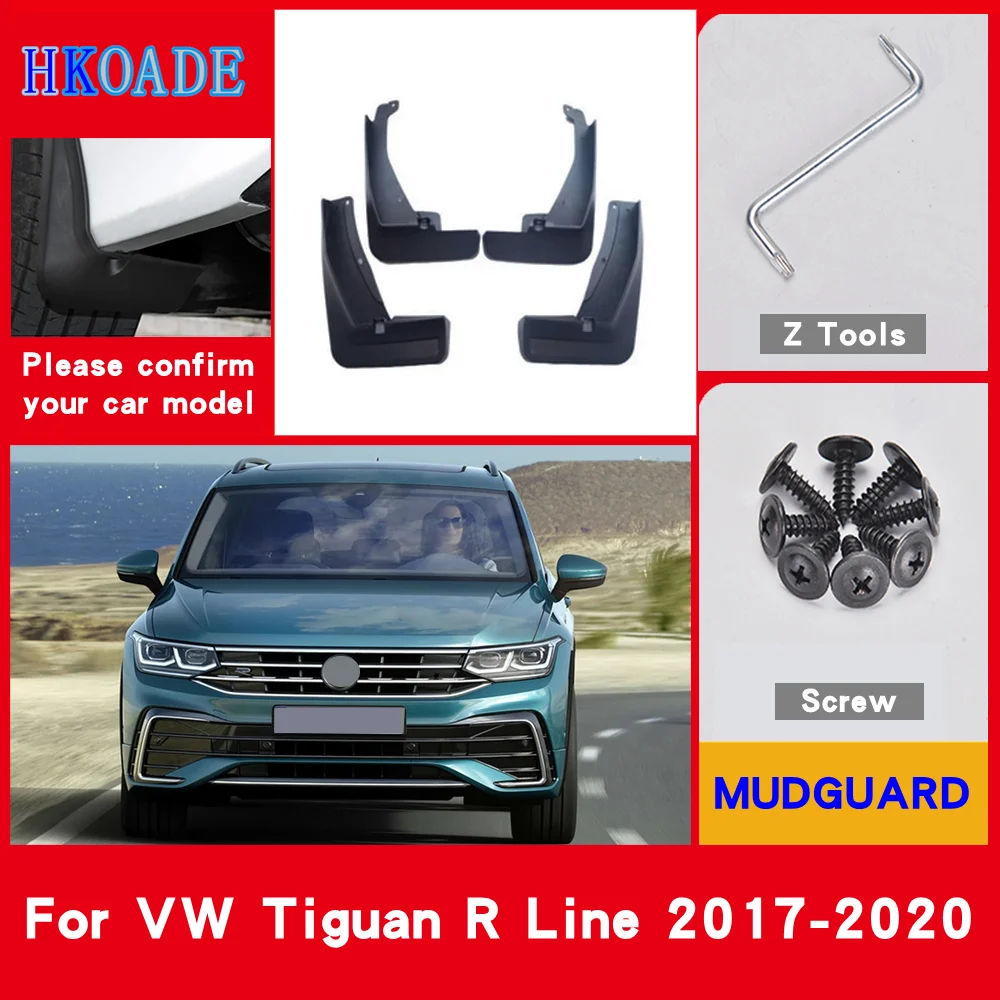 Car Fender Mud Flaps For Vw Tiguan R Line 20202017 Mudguards Splash