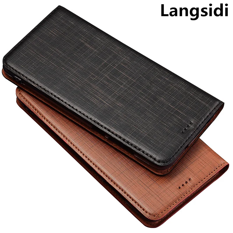

Genuine leather magnetic case credit card slot holder for Motorola Moto G7 Play/Moto G7 Power/Moto G7 Plus flip card cover funda