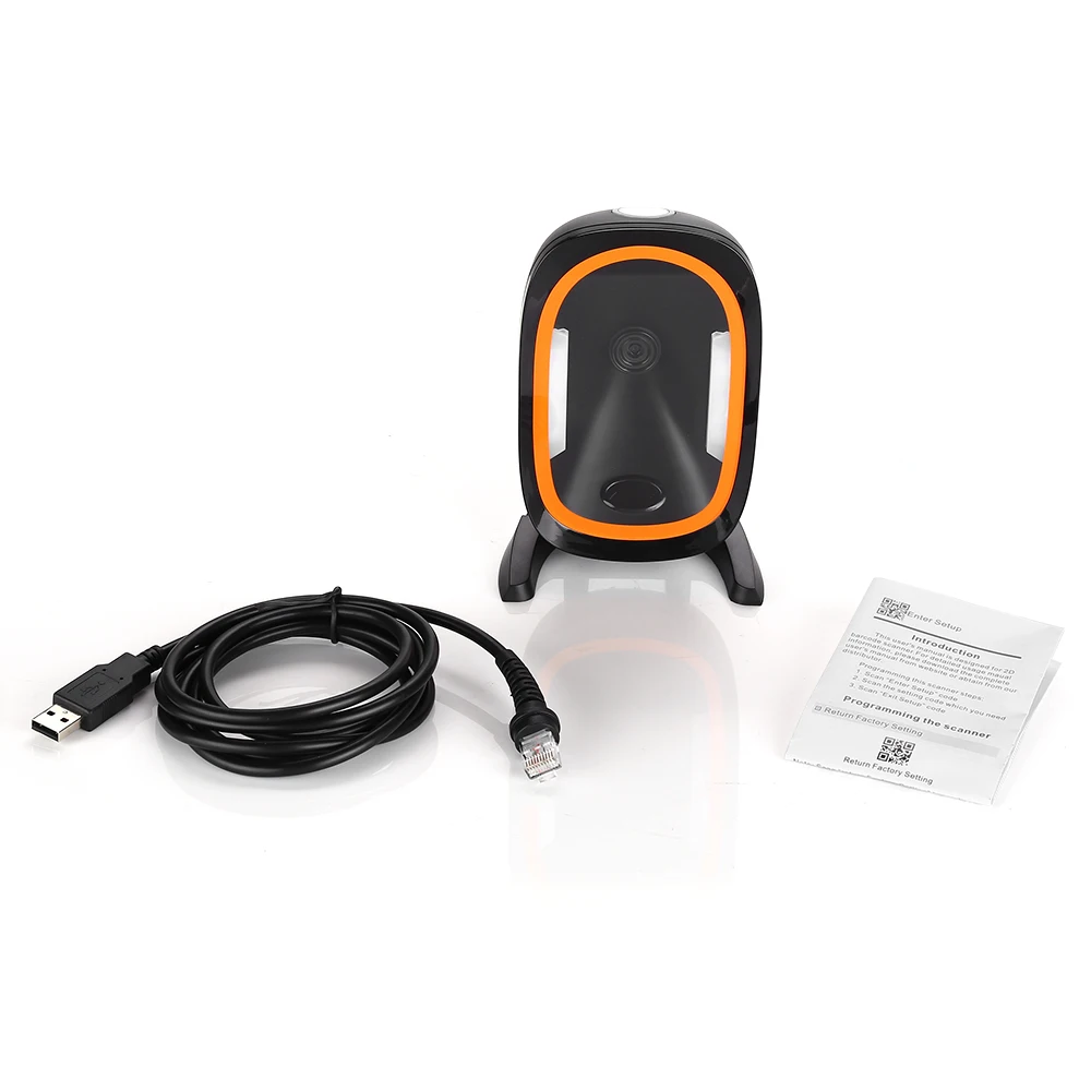 Eyoyo EY 3870 направленного сканера 1D 2D тикетинг qr код USB считыватель штрих кодов стол