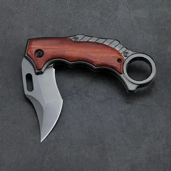 

Promithi Outdoor Folding Knife Folding Knife Camping Self-defense Portable Multifunctional Paw Knife Fruit Knife