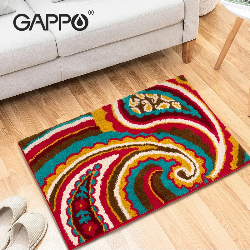 

GAPPO Non Slip Bath Mat 60*90cm area rug Bathroom Carpet Mat in the Bathroom Comfortable Bath Pad Bedroom Bathroom Rugs