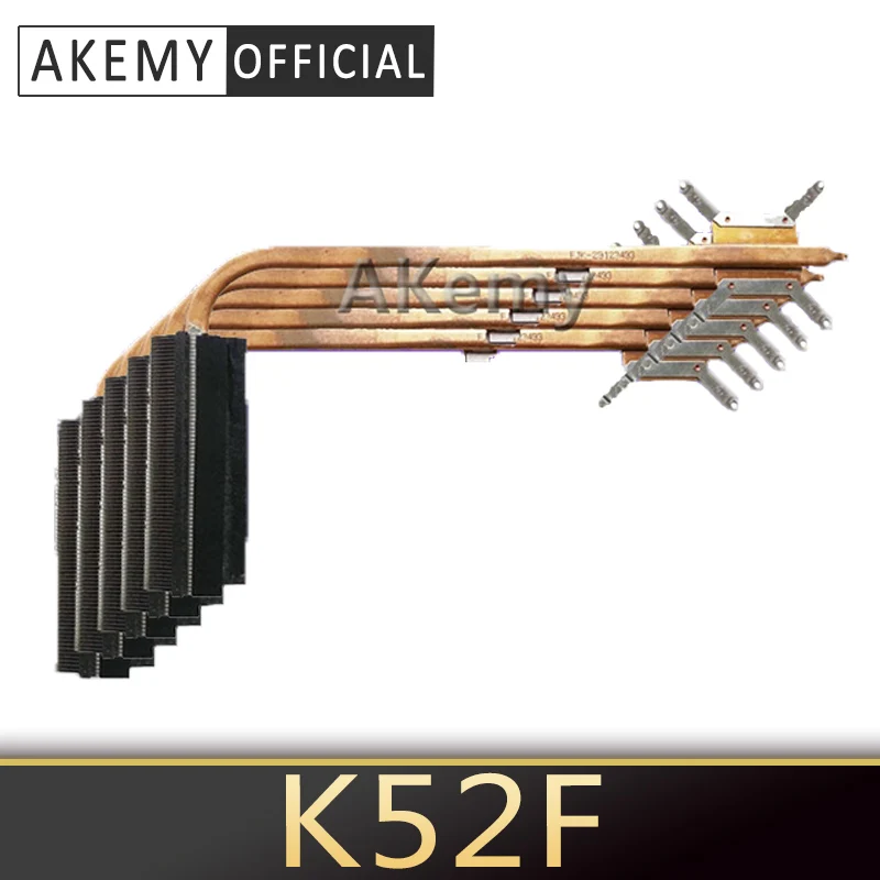 Akemy оригинальный охлаждающий вентилятор для ноутбука asus K52 K52F A52F X52F P52F cpu Радиатор