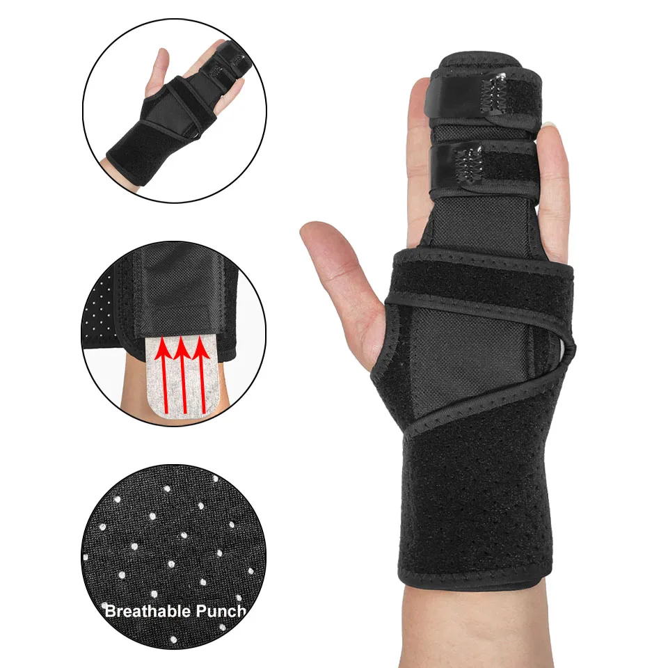 Thumb Splint Breathable Mallet Finger Splint For 2/3 Finger