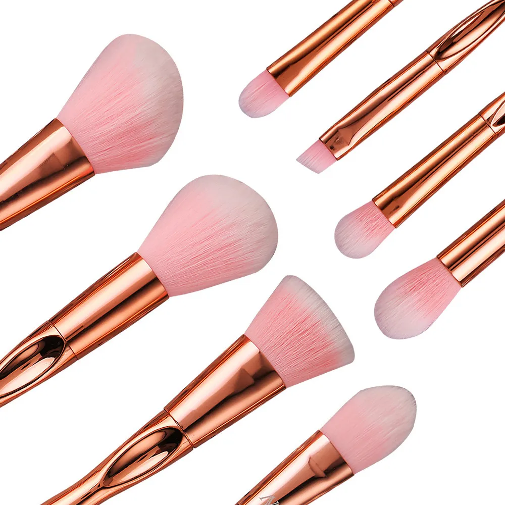 Профессиональная Косметика для макияжа Pincel Maquiagem brochas Maquillaje, косметическое средство, тени век, макияжная кисть розовый августа