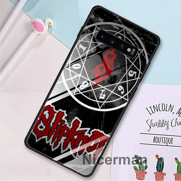 12 Чехлы из закаленного стекла Slipknot Clown Corey Taylor для samsung Galaxy S10 S8 S9 Plus S10e Note 9 10 Plus A50 A30 - Цвет: 12
