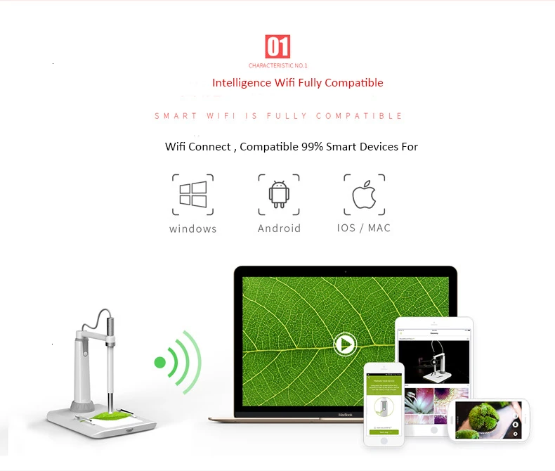 TESLONG True 150x зума Беспроводной Цифровые микроскопы для iPhone, Android и Windows, MAC ПК с сенсорным экраном 8 регулируемый светодиодный свет