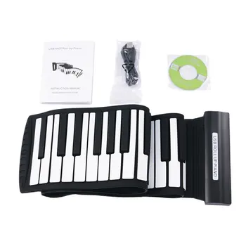 

Multi Style Portable 88 Keys Flexible Silicone Roll Up Piano Folding Electronic Keyboard for Children Student