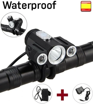 

Linterna para bicicleta recargable LUZ LED DE 8000LM XM-L XML T6 WATERPROF