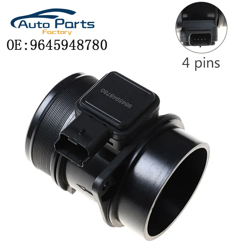 New Mass Air Flow Meter Sensor For Citroen C4 C5 C6 For Peugeot 307 MAF