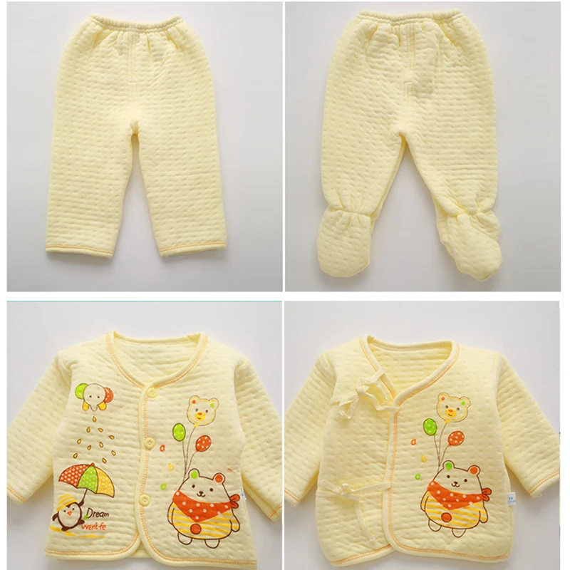 Хлопковые костюмы для новорожденных комплект малышей с героями мультфильмов