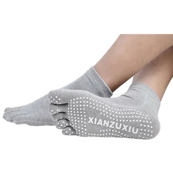 

Hot Unisex Breathable Yoga Cotton Toe Socks Anti-slip Gym Sports Cotton Socks A66